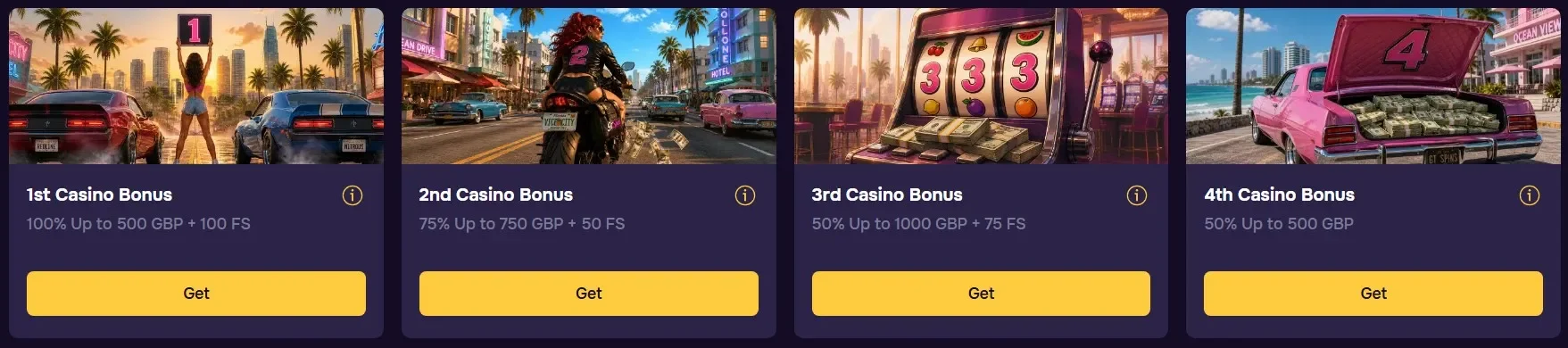 Gtspins bonuses