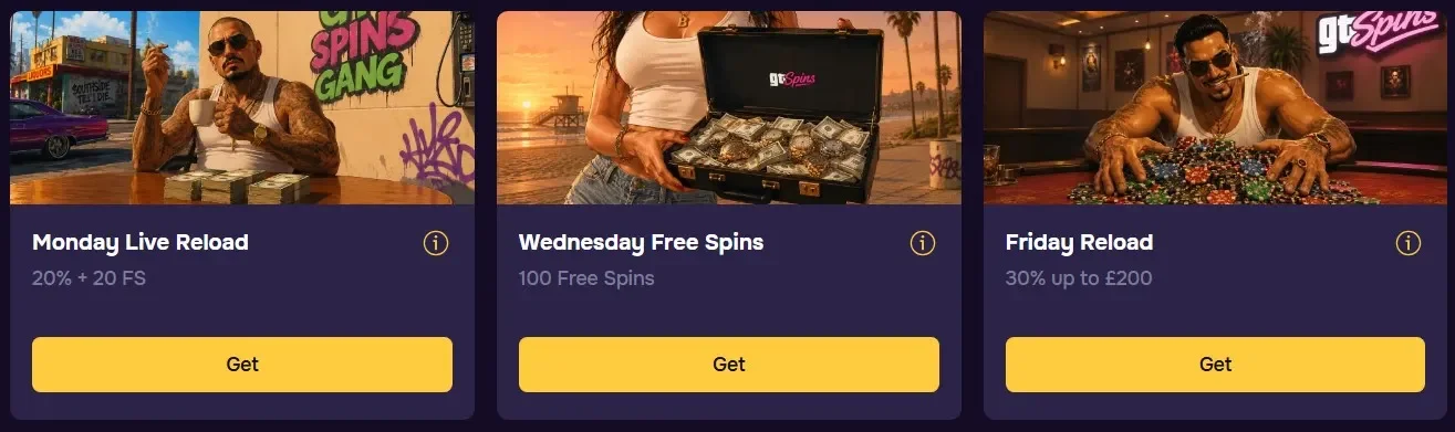 Weekly reloads