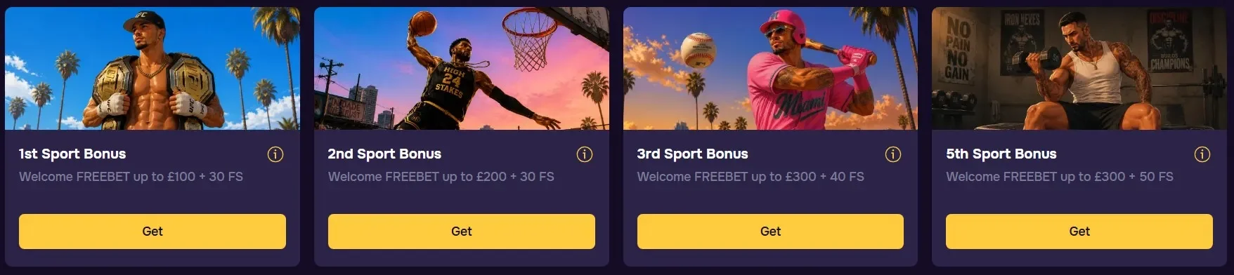 Sportsbook welcome